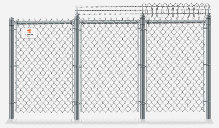 Chain Link Security Fencing in Tampa Florida
