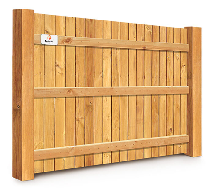 Wood fencing features popular with Tampa Florida homeowners